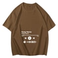 thumbnail image 4 of Shinyii Women's DIY Customization Name Photo Top T-shirt Crew Neck Short Sleeve T shirt, 4 of 4