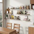 thumbnail image 7 of Picture Ledge Shelf, Floating Shelves Set of 4, 24 Inches Long Large Nursery Book Shelves for Toys Storage, Kids Bookshelf Wall Mounted for Living Room Bedroom Decor Books Photo Frames, Grey, 7 of 7