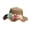 Khaki, variant on Toddler Sun Hat Little Girl Kids Summer Straw Hat with Lace Band and Flower Wide Brim Floppy Beach Sun Visor Hat Summer Princess Girls Straw Hat (One Size, Khaki)