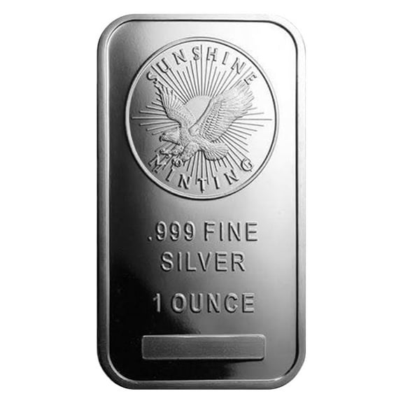 1 oz Silver Sunshine Mint Bar .999 Fine (Sealed)
