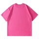 thumbnail image 4 of Blusas y camisas de manga corta y cuello redondo para hombre, blusas casuales de color liso brillante para hombre, blusas de manga corta y cuello redondo para hombre., 4 of 5