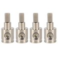 thumbnail image 1 of Amp Input Reducer 0 Gauge to 4 Gauge Wire Reducer Power/Ground GA Adapters Plated Brass 4pcs-YYC, 1 of 5
