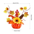 thumbnail image 7 of WYBXZ Style B Artificial Pumpkin Arrangement, Fall Themed Table Decor for Summer Parties, Berry Accent (142), 7 of 7