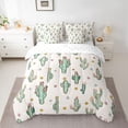 thumbnail image 2 of Homewish King 7-Piece Comforter Set - Pink White Stripe Bowknot Design, 2 of 8