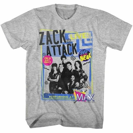 Saved By The Bell Tv Zack Band Adult Short Sleeve T