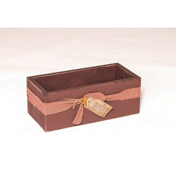 Furniture Barn USA™ Primitive Rustic Decorative Tool Box