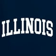 thumbnail image 6 of Wild Bobby State of Illinois College Style Unisex Crewneck Sweatshirt, 6 of 6