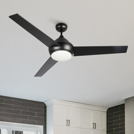 

Aberdeen 52 Ceiling Fan with Remote Light Kit Included Black