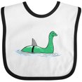 thumbnail image 3 of Inktastic Nessie Shark Boys or Girls Baby Bib, 3 of 4