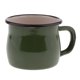 thumbnail image 3 of Juego de Tazas de Cerámico Espeso de Multifuncional para vavajils, Gabinete Esterilizador, Microondas y Horno Verde Soledad Taza de café de cerámica, 3 of 8