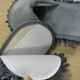 thumbnail image 5 of ZOUBAOQ Generic 1 Pair Washable Microfiber Dust Mop Slippers for Women, Black, Size 35-44, Home Cleaning, Practical, Unisex Adult, 5 of 9