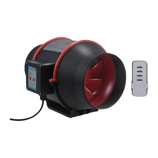Extractor de aire de pared de 4 pulgadas para exteriores, 40 W, para áticos, baños y oficinas. con control remoto