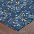 thumbnail image 3 of Addison Rugs Chantille Indoor/Outdoor Transitional Geometric Navy Machine Washable Rectangle Rug, 9' x 12', 3 of 8