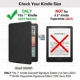thumbnail image 3 of Case for 7" All-New Kindle Paperwhite (12th Generation, 2024) and Kindle Colorsoft - Slim Lightweight Shell PU Leather Protective Cover with Auto Sleep/Wake, Gray, 3 of 5