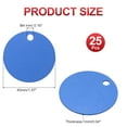 thumbnail image 2 of Uxcell Metal Round Stamping Blanks Tags for Engraving and Crafting Projects Blue 1.6", 2 of 7
