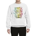 thumbnail image 2 of Wild Bobby, Jesus Is The Way John 14:6 Bible Verse, Inspirational/Christian, Unisex Crewneck Graphic Sweatshirt, White, Large, 2 of 3