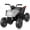 Gray, variant on 24V Battery Powered Ride on Cars, Electric Kids ATV with LED Lights Bluetooth, MP3, Spring Suspension, 2-Seater Quad for Boys Girls,Gray