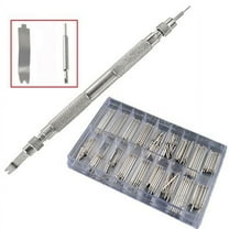 DRAFIDEEP Watch Band Link Removal Tool 360Pcs Spring Bars Watch Repair Parts Cylindrical Stainless Steel