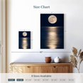thumbnail image 4 of Elephant Stock Night Ocean Wall Art - Vertical Canvas Wall Art - Living Room Wall Decor - Astronomy & Space Canvas - Blue And Beige Decor - 8" x 12", 4 of 8