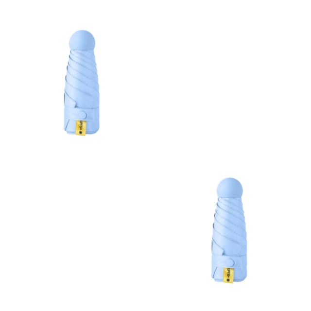 Paraguas Lluvioso Injueey Mini Sombrilla Ligero Multicolor Estilo Simple Type7 NO7