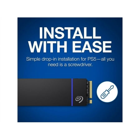 Seagate - Game Drive NVMe 2TB Internal SSD PCIe Gen 4 x4 with Heatsink for PS5
