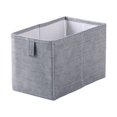 thumbnail image 1 of Matsuzay Caja de almacenamiento Contenedores de tienda de ahorro de espacio Manija duradera Ventana visual Cajas para el hogar Manta Ropa Almacenamiento y organización del hogar Gris puro 1, 1 of 6