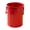 Red, variant on VKLU Aesthetic Metal Pen Holder, Durable Painted Tin Pail for Scholars and Vanity Organization, Soft Pastel Pink