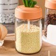thumbnail image 4 of 2Pcs Spice Jars with Spoon Adorable Cactus-shaped Seasoning Jar Glass Spice Jars, 4 of 5