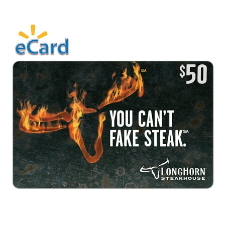 Longhorn 50 Gift Card Email Delivery