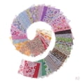 thumbnail image 1 of 100 Piezas Impreso Tela DIY Patchwork De 10x10cm Sunnimix Paquete de tela de algodón DIY Sewin, 1 of 8
