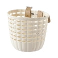 thumbnail image 4 of Cesta de bicicleta para niños, accesorio pequeño con correas ajustables, decorativa para niños. Beige, 4 of 9