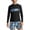 Black, variant on Babcutegg Summer Beach Two-Piece Swim Set for Kids – Long Sleeve Rash Guard Top with Tropical Print and Matching Swim Shorts for Sun Protection and Water Activities Blue Size 7/8