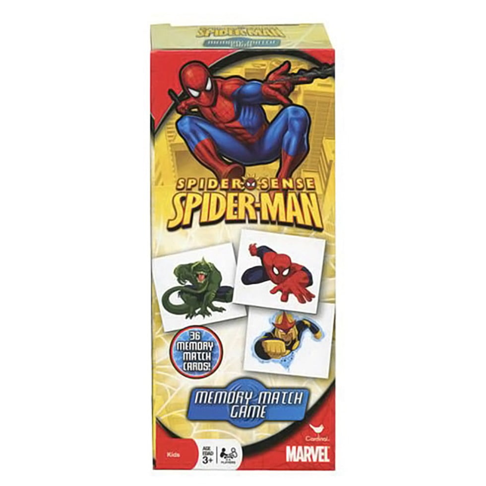 Spider-man Spidey Sense Memory Match 72pc Game