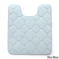 thumbnail image 3 of Stephan Roberts Home 24NC-EM1V17-12 21 x 24 in. Embroidered Memory Foam Contoured Bath Mat - Angora, 3 of 5