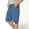 thumbnail image 2 of BOBOGOJP 1 PCS Boys' Athletic Shorts for Teens, Quick-Dry Casual Sport Shorts with Pockets, Gym Running Basketball Workout Blue for Size 3-4 Years, 2 of 4