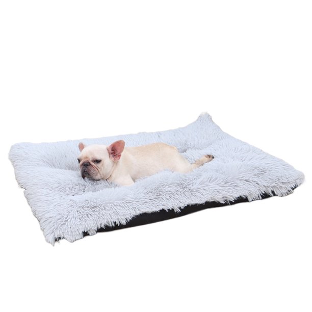 Jacenvly - Decoraciones navideñas para puertas, liquidación, cálida perrera de felpa para mascotas de invierno, extraíble y lavable, gruesa, antideslizante, resistente a las manchas, suave perrera