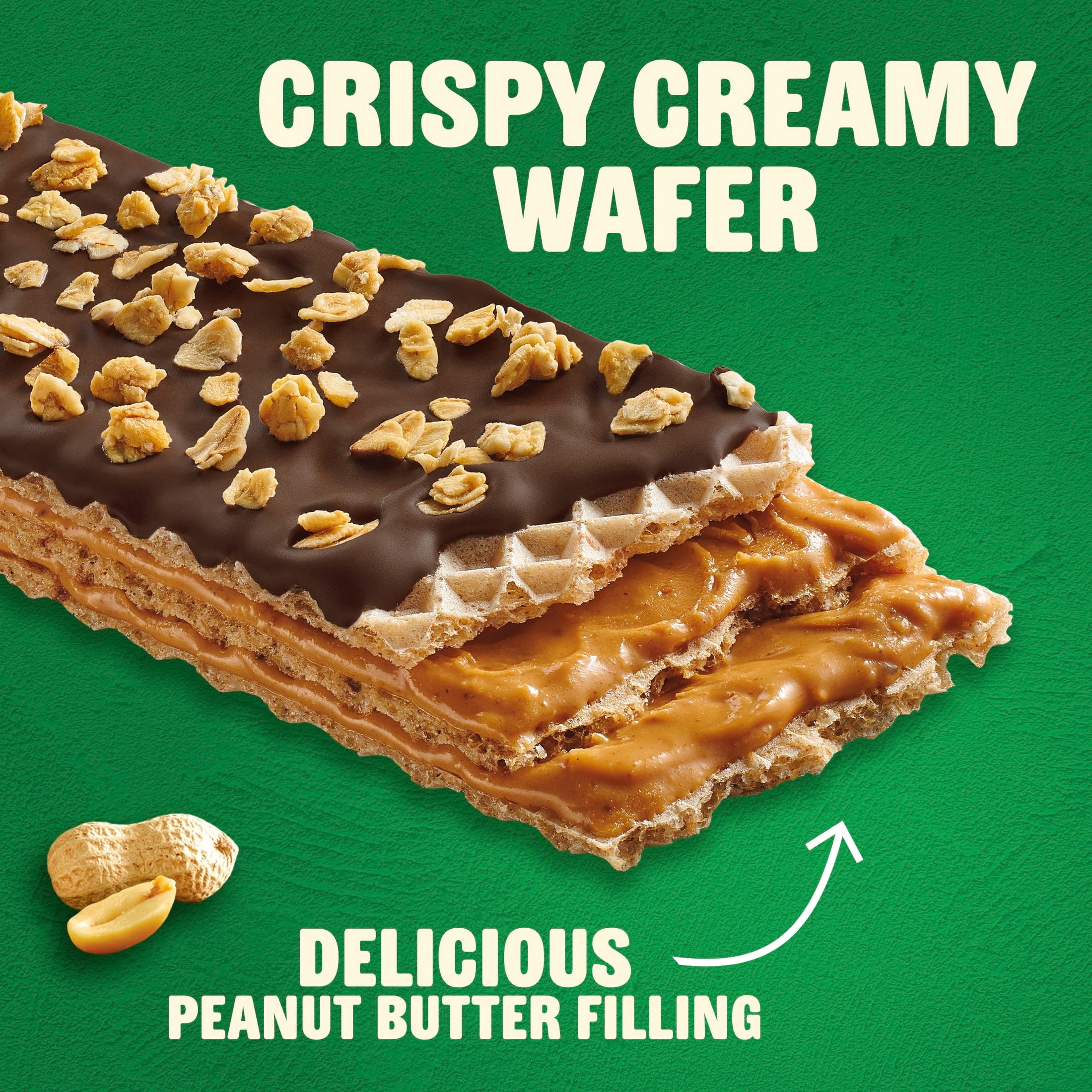 (3 pack) Nature Valley Peanut Butter Chocolate Wafer Bar, Baked, 4g Protein, 5 Bars, 6.5 oz