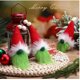 thumbnail image 1 of Adornos navideños, adornos navideños, regalos navideños, decoración navideña para el hogar, adorno navideño de muñeca sin rostro rojo y verde, accesorios para el día de Navidad, un adorno ornamental, 1 of 6