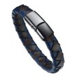 thumbnail image 1 of De Cuero Del Acero Inoxidable De Manera Para Hombre Todas s Ocasiones Accesorio Sunnimix Pulsera para hombre de acero inoxidable, 1 of 8