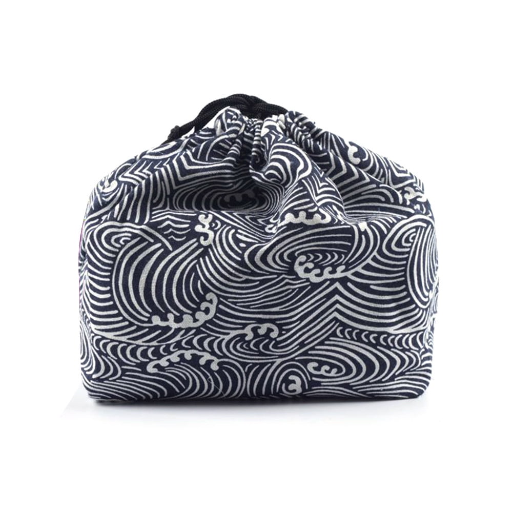 Details about   Japanese Style Storage Lunch Bag Outdoor Travel Portable Storage Bag 