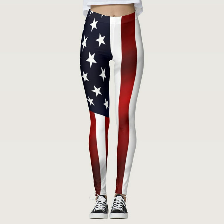 EHQJNJ Plus Size Leggings Yoga Pants Women Soft Independence Day for  Women's American 4Th Of July Leggings Pants for Yoga Running Gym Yoga Pants  Tights Compression Yoga Running Fitness 