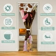 thumbnail image 2 of Erosebridal Pink Cowboy Door Curtain 42x84 inch,Western Howdy Blackout Curtain,Rustic Cowgirls Door Drape,Farmhouse Cow Print Room Divider Curtain for Hallway, 2 of 5