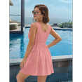thumbnail image 6 of Flowy Dresses for Women Sleeveless Summer Tank Dress Casual Beach Vacation Pink XXL, 6 of 7