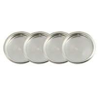 Design House Closet Door Finger Pull in Satin Nickel, 2.1-Inch, 4-Pack