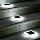 thumbnail image 4 of Luz solar enterrada para jardín exterior – Lámpara de 16 LED para senderos de jardín, ABS impermeable, energía solar, blanca/cálida, fácil de instalar, decoración de césped y villa, sensor, 4 of 9