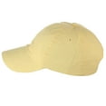 thumbnail image 3 of NYFASHION101 Unisex Adjustable 6-Panel Low-Profile Baseball Cap LOW100- EP Banana Yellow, 3 of 4