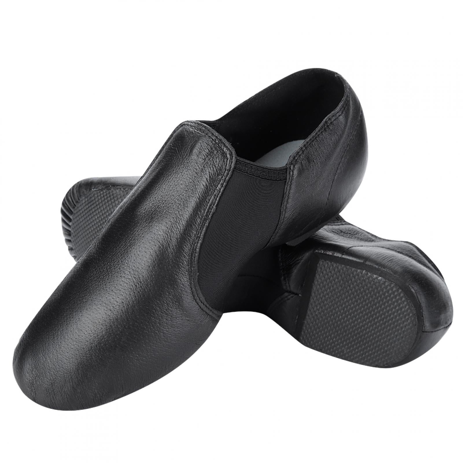 Dancewear Pu 1 Pair Comfortable Leather Jazz Shoes Practice Dance Shoes For Child Adult Black 39