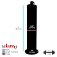 thumbnail image 3 of LeLuv® Ultima Brass Penis Pump Kit w/ Blue Rubber Grips, Clear Hose + Gauge | 12" x 2.25" Cylinder Wide Flange, 3 of 9