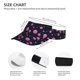 thumbnail image 3 of Fotbe Pink Planets And Stars Visera Deportiva con Diseño, Gorra Abierta Ajustable de Algodón para Mujer y Hombre, 3 of 7