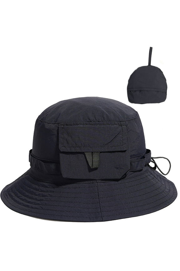 Waterproof Bucket Hat for Child Women Rain Bonnet Hat Quick Dry Wide Brim Hat Fashionable Summer Beach Sun Hat Foldable Fisherman Cap for Casual Outdoor Hiking Gardening Travel